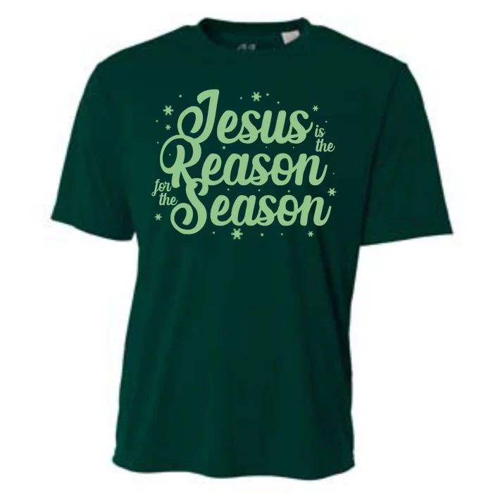 Christmas Jesus Is The Reason For The Season Cooling Performance Crew T-Shirt