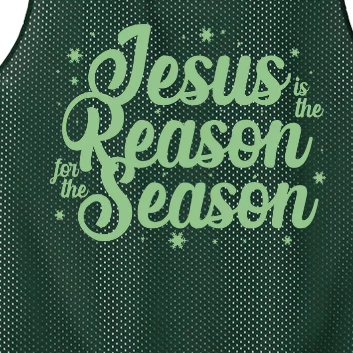 Christmas Jesus Is The Reason For The Season Mesh Reversible Basketball Jersey Tank