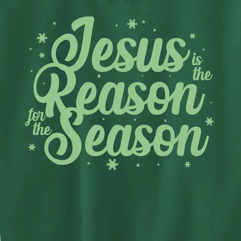 Christmas Jesus Is The Reason For The Season Kids Sweatshirt