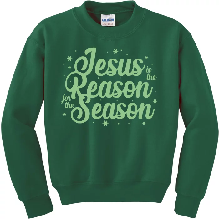 Christmas Jesus Is The Reason For The Season Kids Sweatshirt