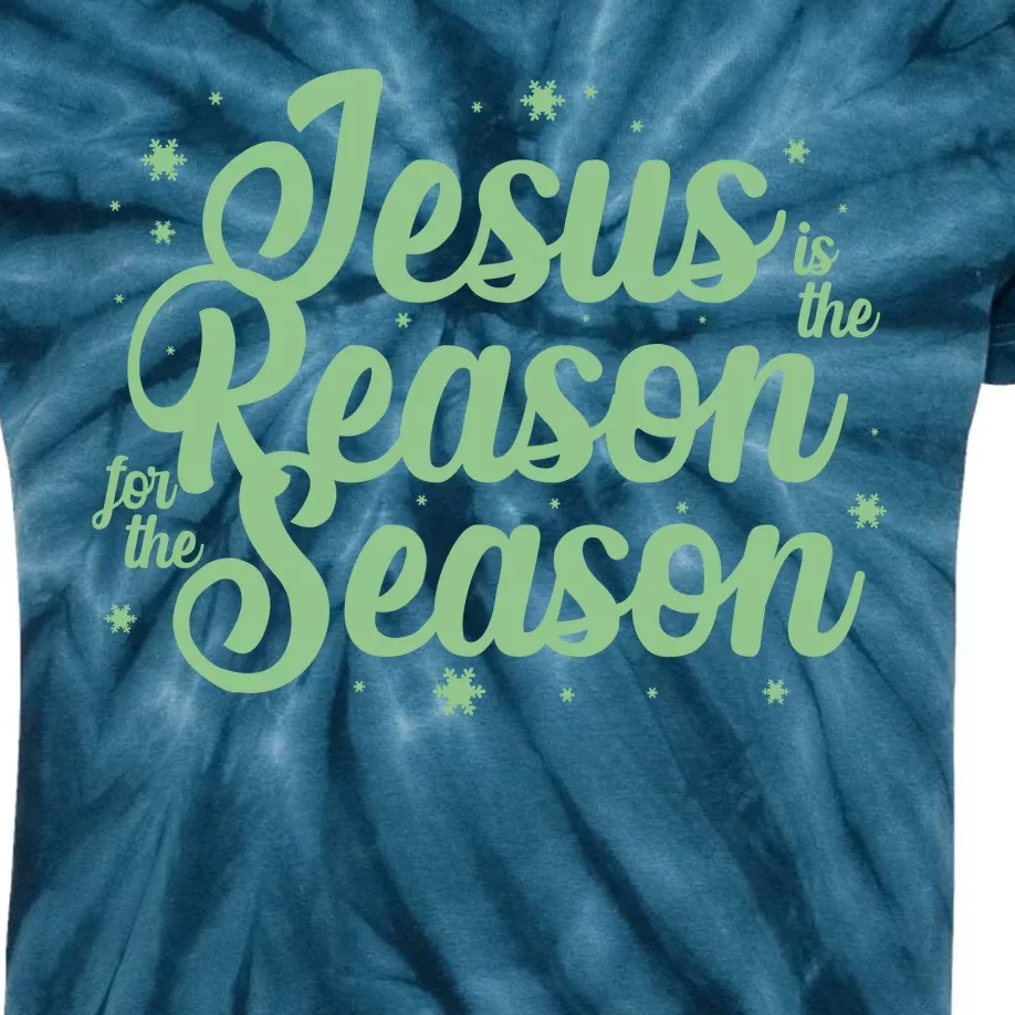 Christmas Jesus Is The Reason For The Season Kids Tie-Dye T-Shirt