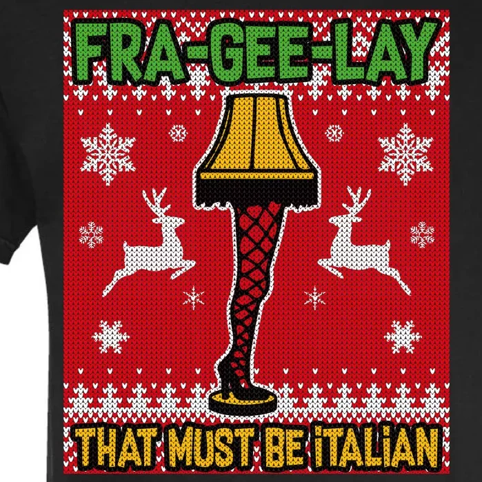 Christmas Lamp Fra Gee Lay Ugly Garment-Dyed Heavyweight T-Shirt