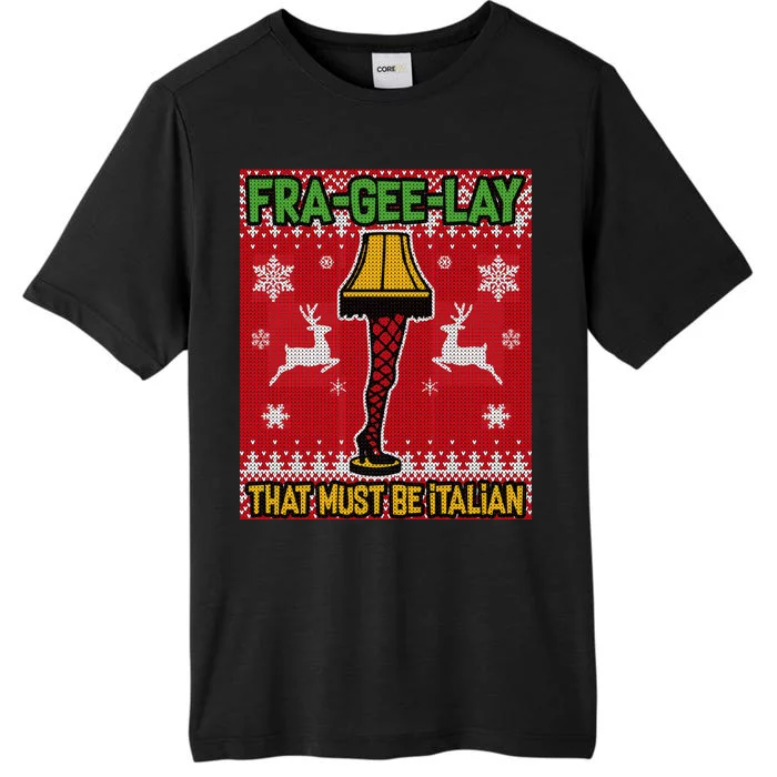 Christmas Lamp Fra Gee Lay Ugly ChromaSoft Performance T-Shirt