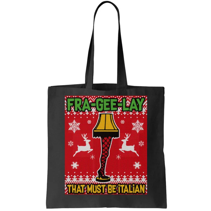 Christmas Lamp Fra Gee Lay Ugly Tote Bag