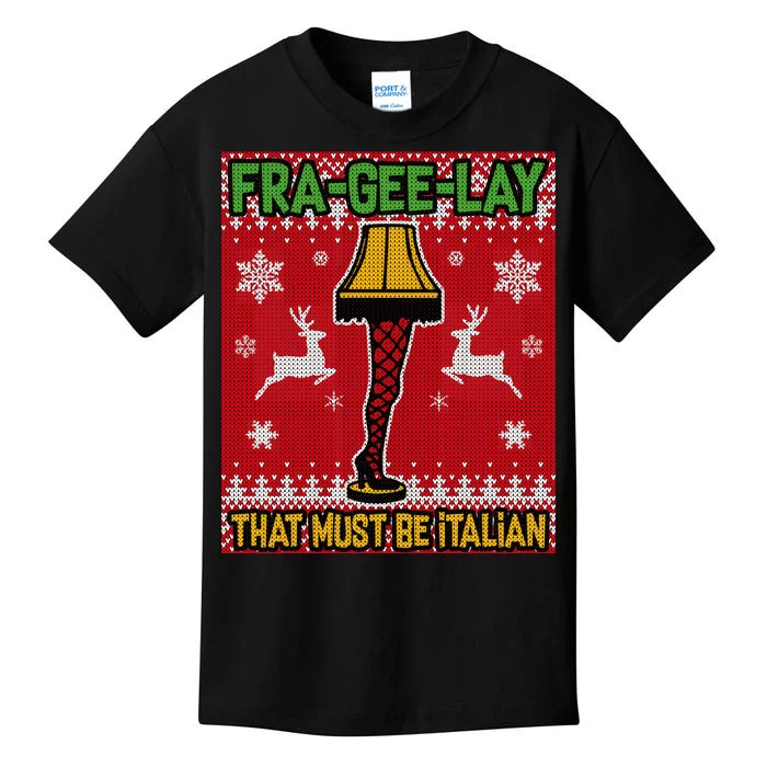 Christmas Lamp Fra Gee Lay Ugly Kids T-Shirt