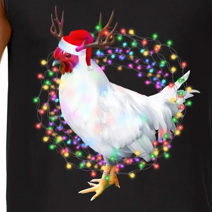 Christmas Lights Chicken Comfort Colors® Tank Top