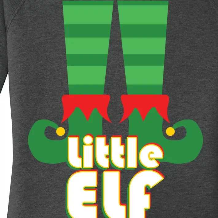 Christmas: Little Elf Women's Perfect Tri Tunic Long Sleeve Shirt