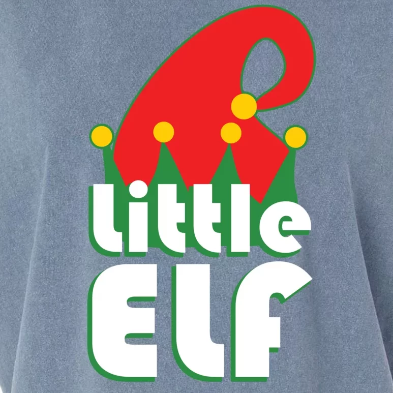 Christmas Little Elf Hat Garment-Dyed Women's Muscle Tee