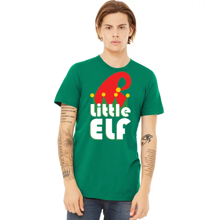 Christmas Little Elf Hat Premium T-Shirt