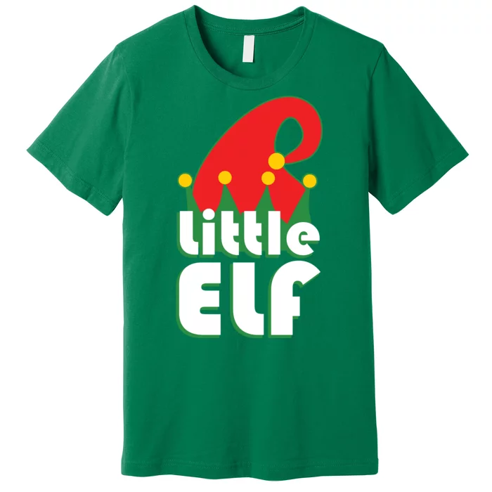 Christmas Little Elf Hat Premium T-Shirt