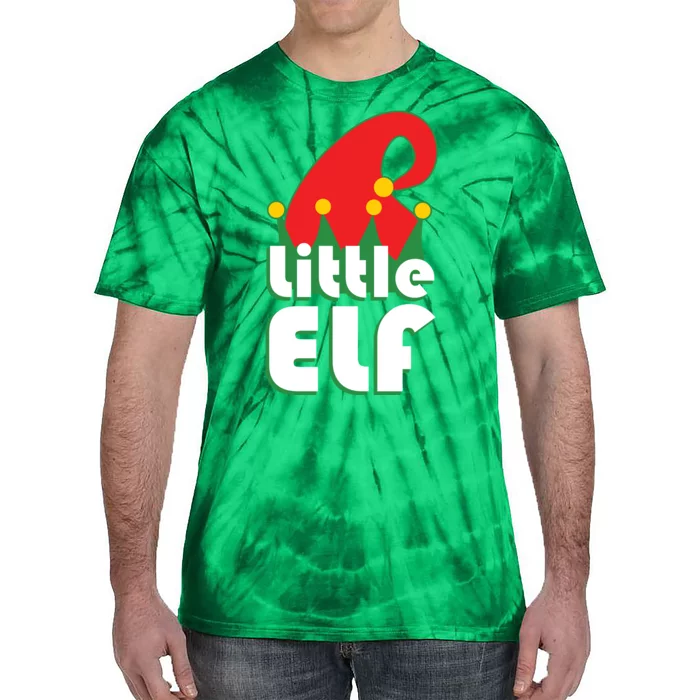 Christmas Little Elf Hat Tie-Dye T-Shirt