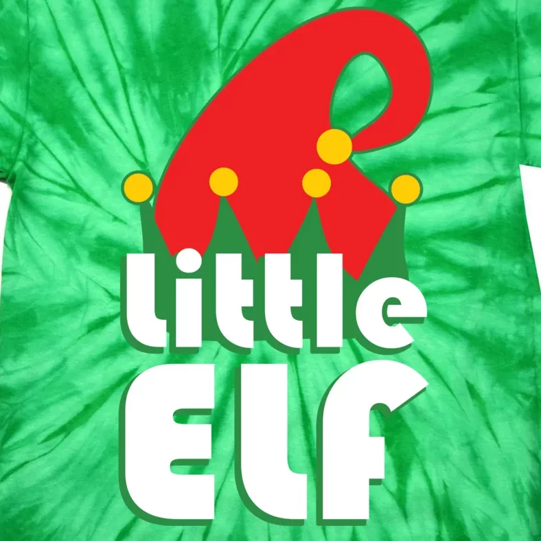 Christmas Little Elf Hat Tie-Dye T-Shirt