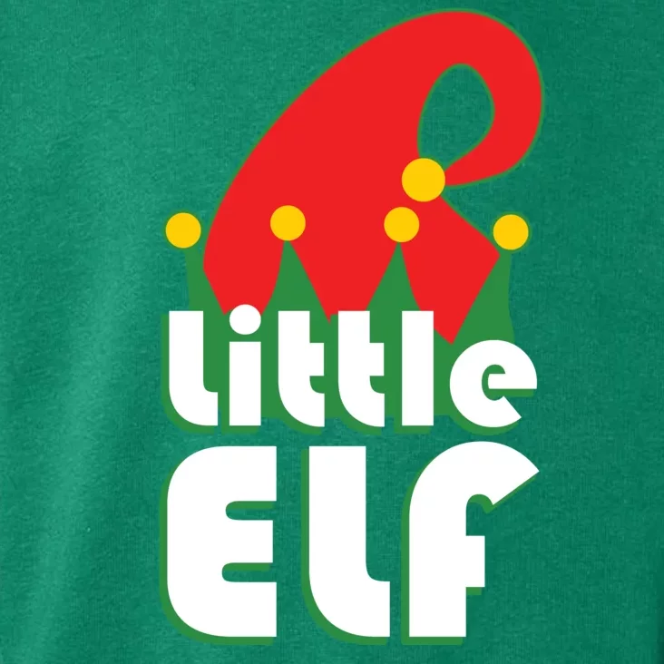 Christmas Little Elf Hat Toddler Hoodie