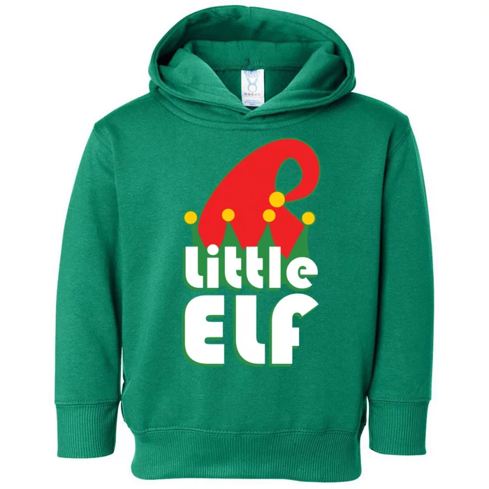 Christmas Little Elf Hat Toddler Hoodie