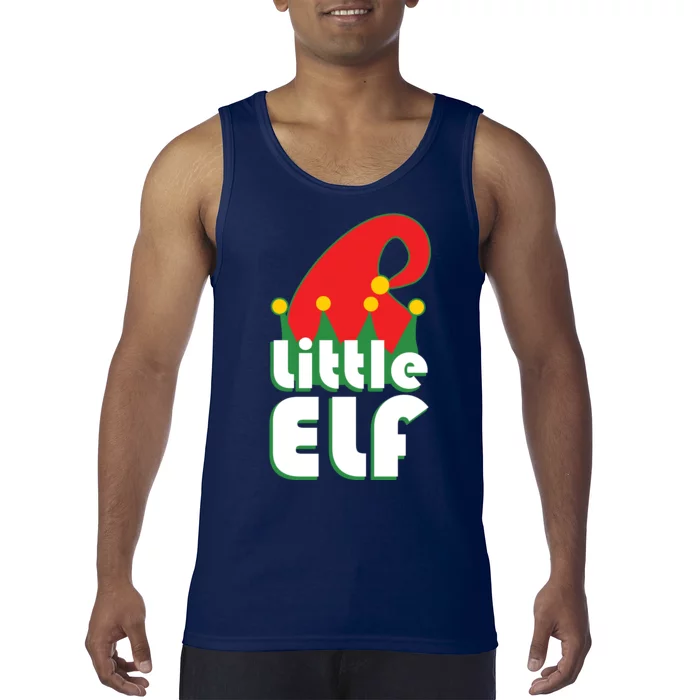 Christmas Little Elf Hat Tank Top