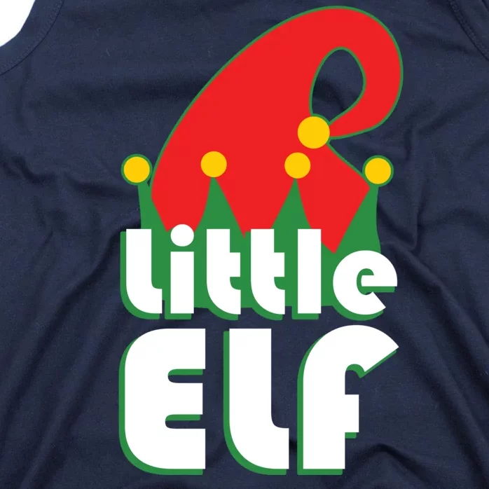 Christmas Little Elf Hat Tank Top