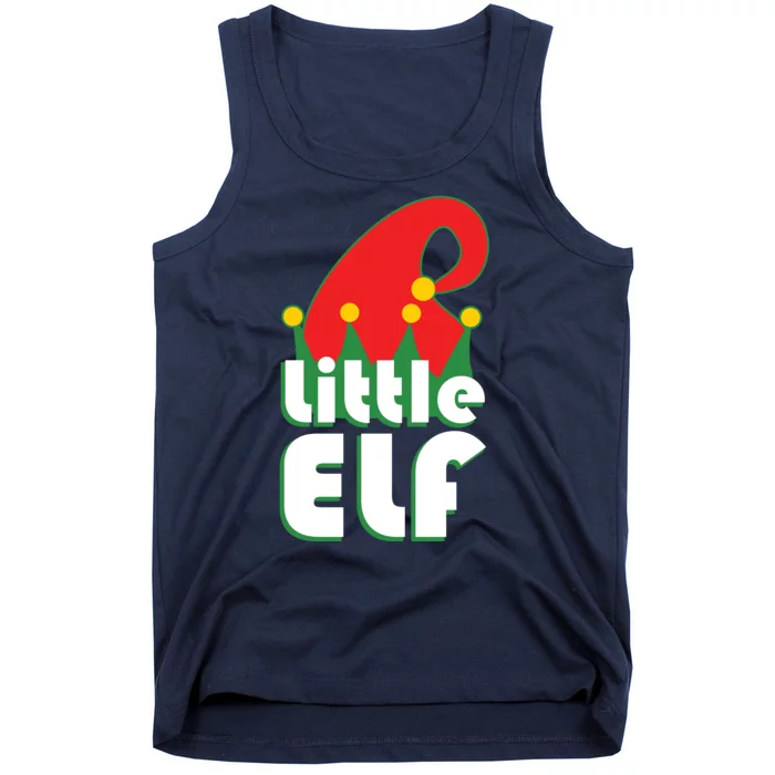 Christmas Little Elf Hat Tank Top