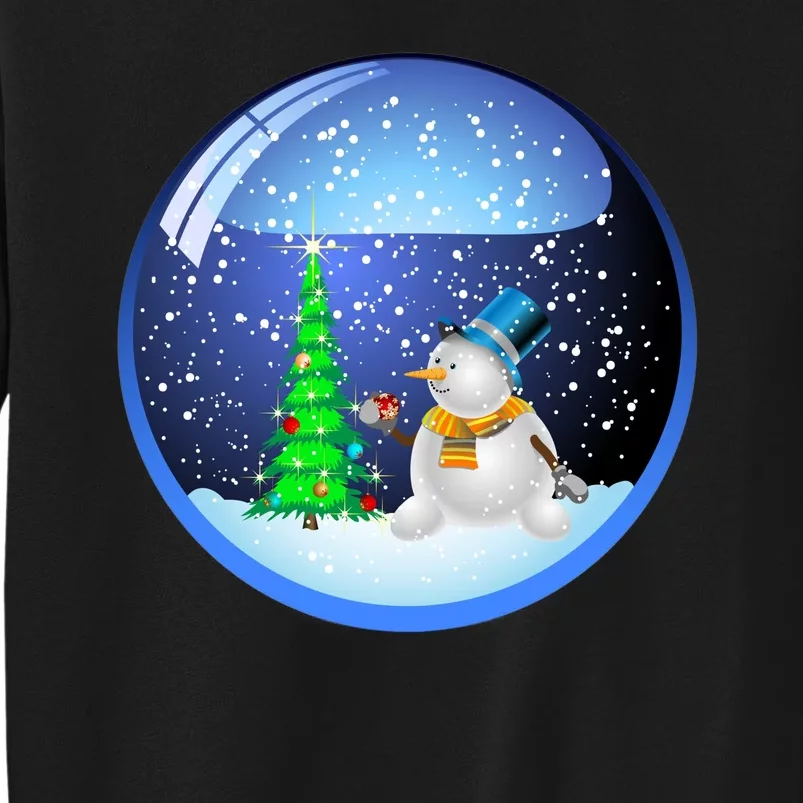 Christmas Little Snowman Globe Sweatshirt