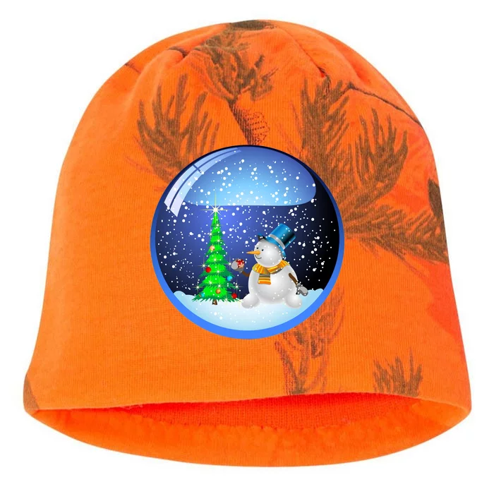 Christmas Little Snowman Globe Kati - Camo Knit Beanie