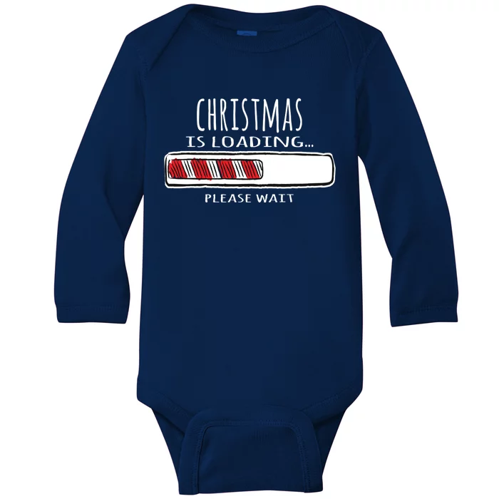 Christmas Loading... Baby Long Sleeve Bodysuit