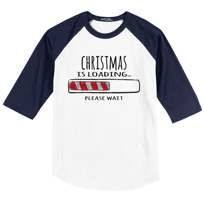 Christmas Loading... Baseball Sleeve Shirt