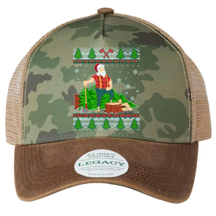 Christmas Lumber Santa Claus Legacy Tie Dye Trucker Hat