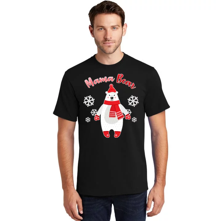 Christmas Mama Bear Tall T-Shirt