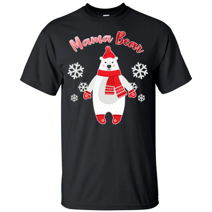 Christmas Mama Bear Tall T-Shirt