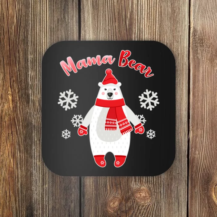 Christmas Mama Bear Coaster