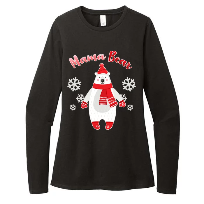 Christmas Mama Bear Womens CVC Long Sleeve Shirt