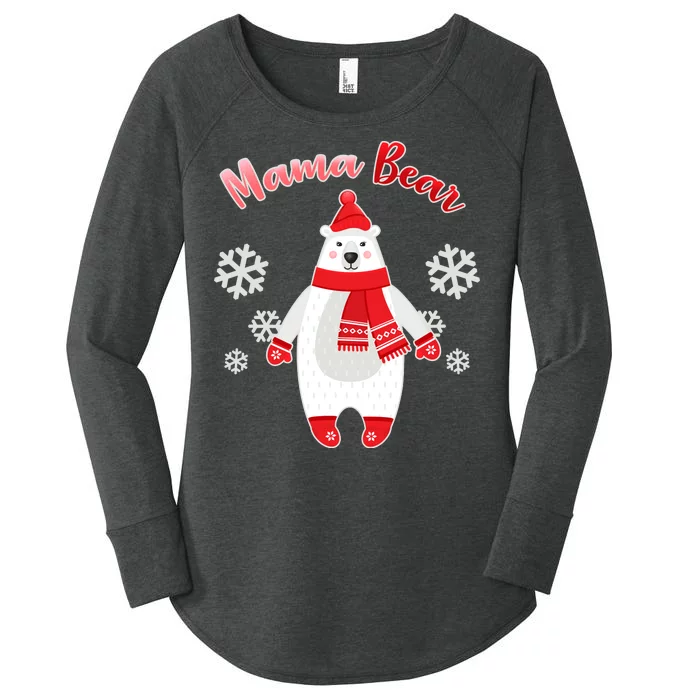 Christmas Mama Bear Women's Perfect Tri Tunic Long Sleeve Shirt