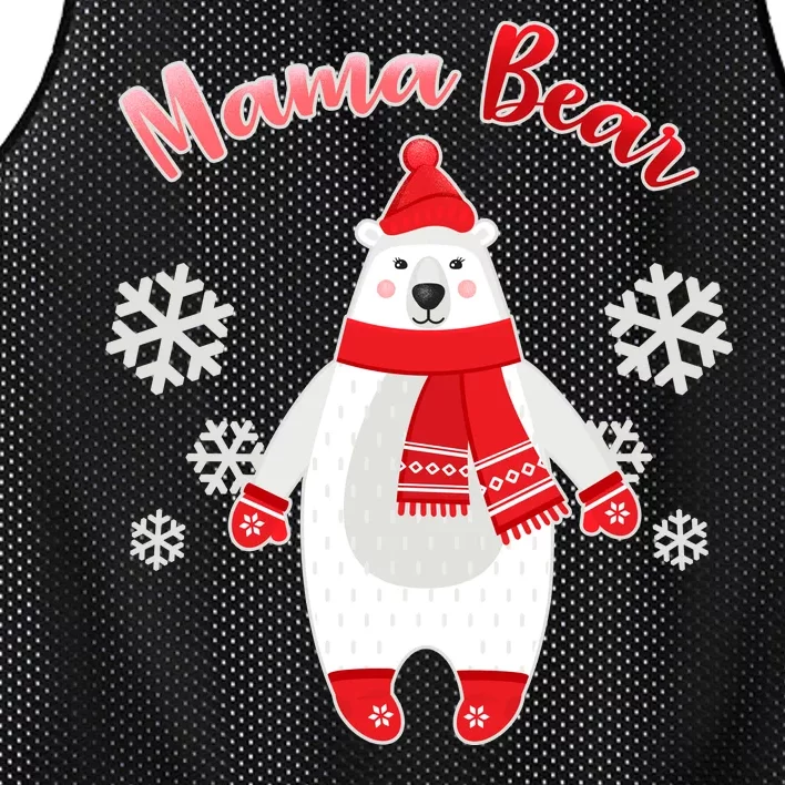 Christmas Mama Bear Mesh Reversible Basketball Jersey Tank