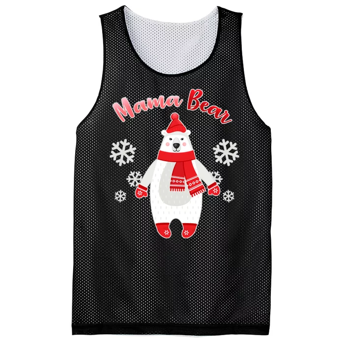 Christmas Mama Bear Mesh Reversible Basketball Jersey Tank