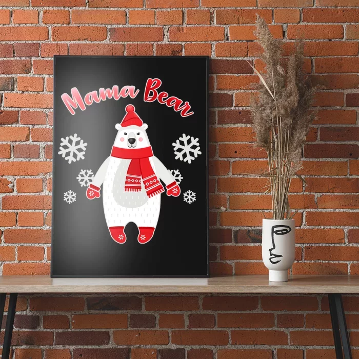 Christmas Mama Bear Poster