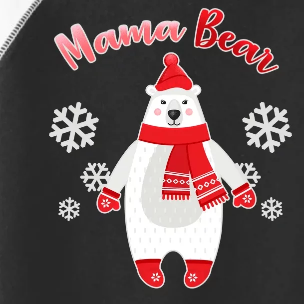 Christmas Mama Bear Toddler Fine Jersey T-Shirt