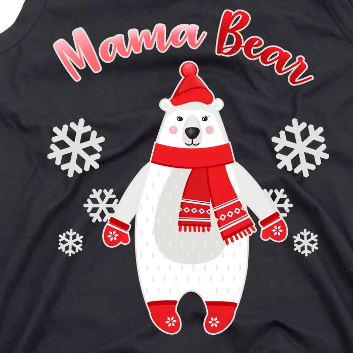 Christmas Mama Bear Tank Top