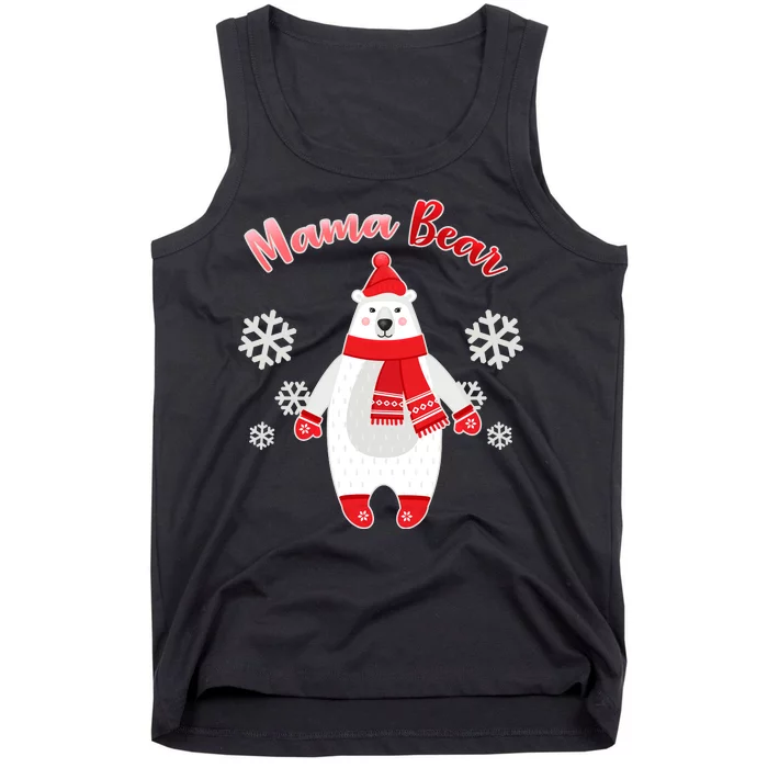 Christmas Mama Bear Tank Top