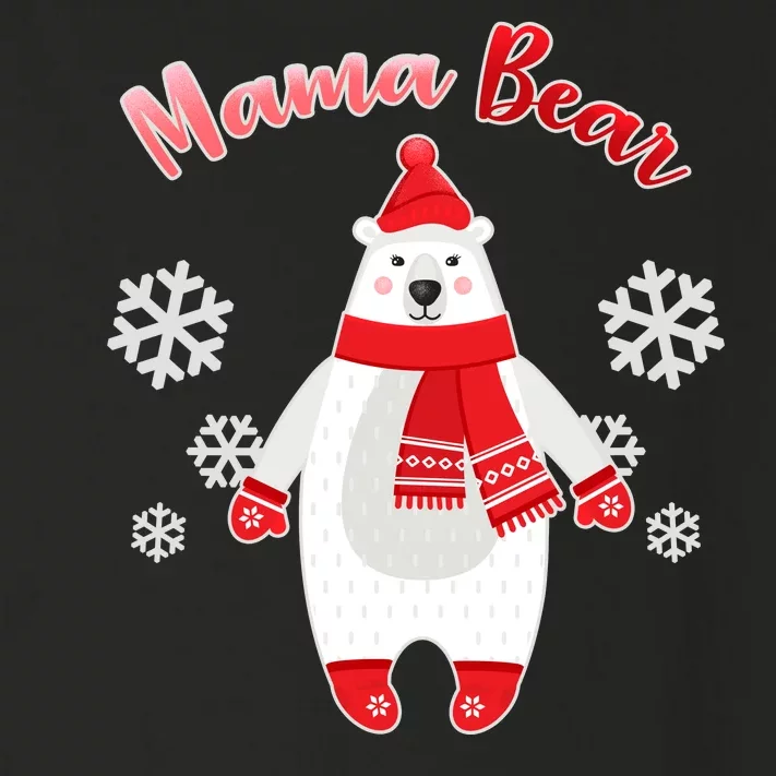 Christmas Mama Bear Toddler Long Sleeve Shirt