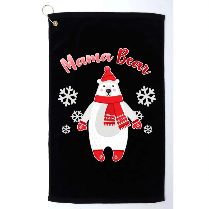 Christmas Mama Bear Platinum Collection Golf Towel