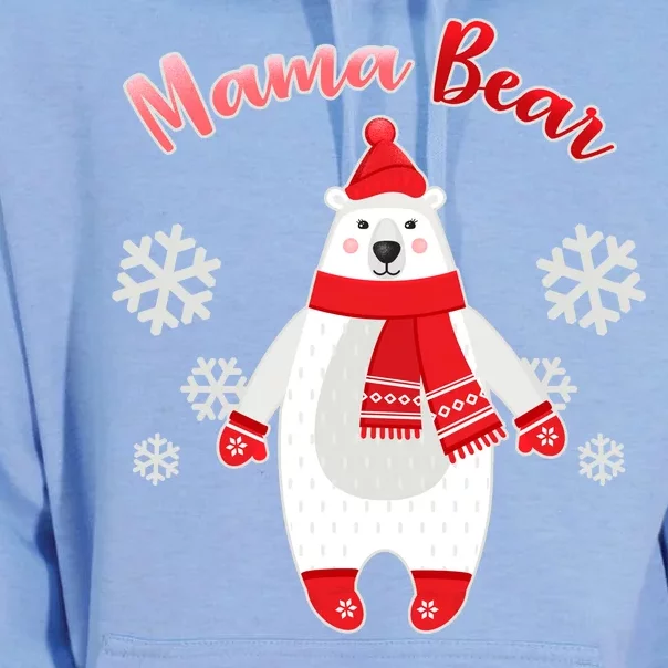 Christmas Mama Bear Unisex Surf Hoodie