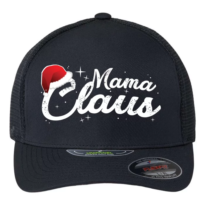 Christmas: Mama Claus Flexfit Unipanel Trucker Cap