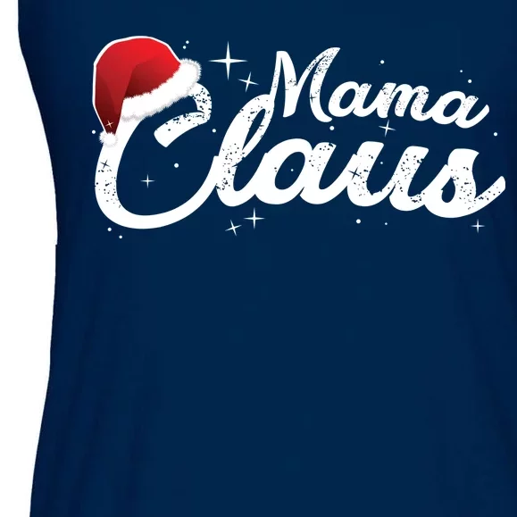 Christmas: Mama Claus Ladies Essential Flowy Tank