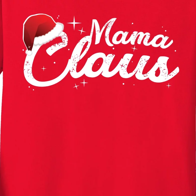 Christmas: Mama Claus Kids Long Sleeve Shirt