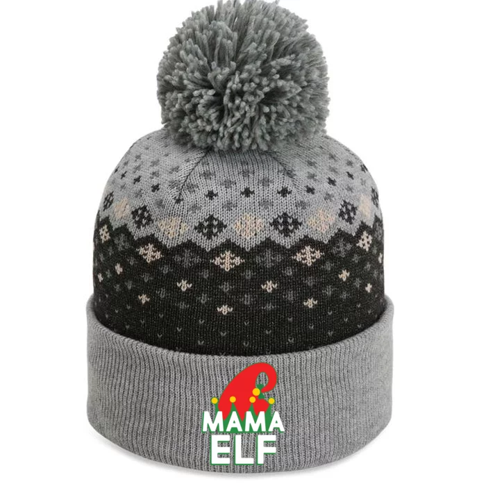 Christmas: Mama Elf The Baniff Cuffed Pom Beanie