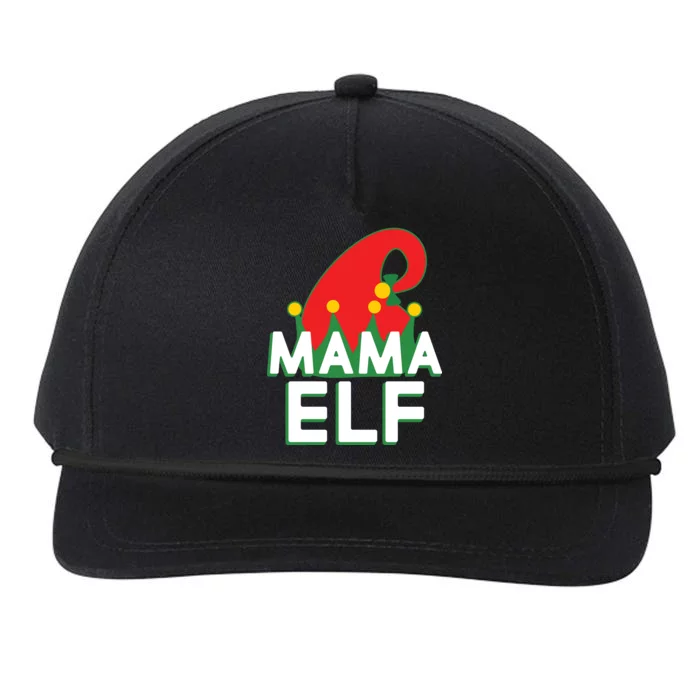 Christmas: Mama Elf Snapback Five-Panel Rope Hat