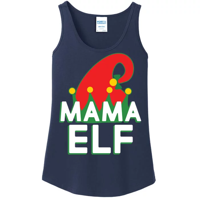 Christmas: Mama Elf Ladies Essential Tank