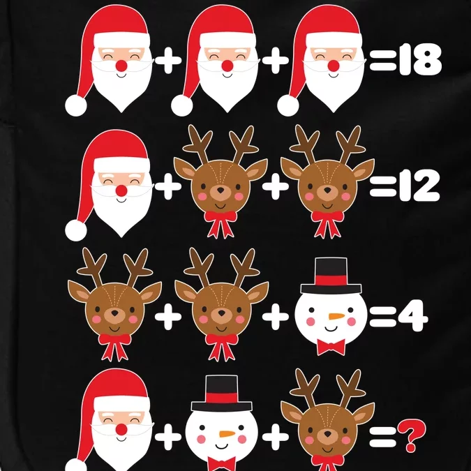 Christmas Math Quiz Impact Tech Backpack