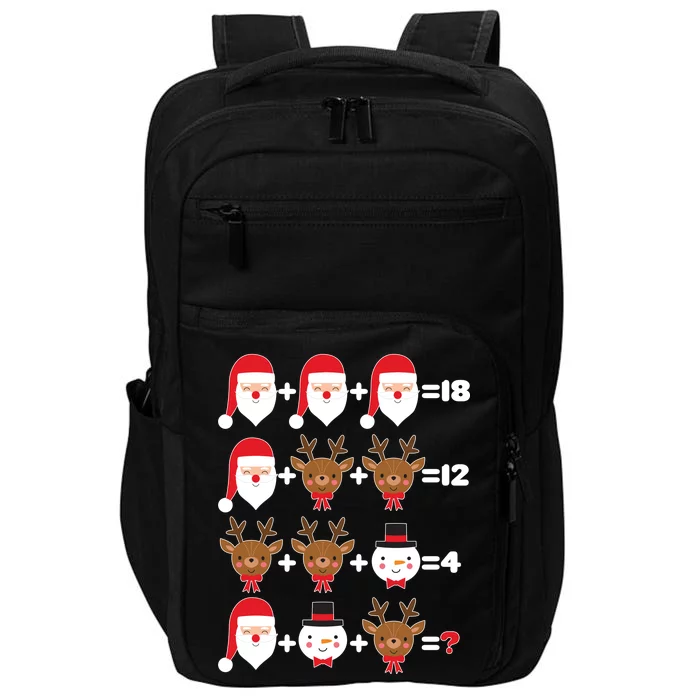 Christmas Math Quiz Impact Tech Backpack