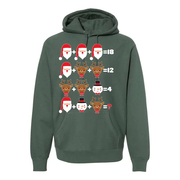 Christmas Math Quiz Premium Hoodie