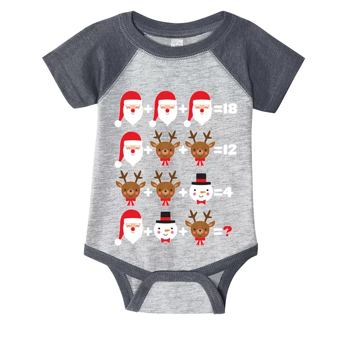 Christmas Math Quiz Infant Baby Jersey Bodysuit